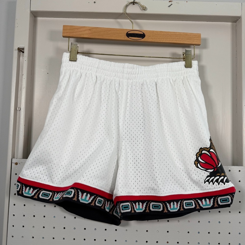 Mitchell & Ness Vancouver Grizzlies NBA Swingman Shorts Women's White Medium NWT